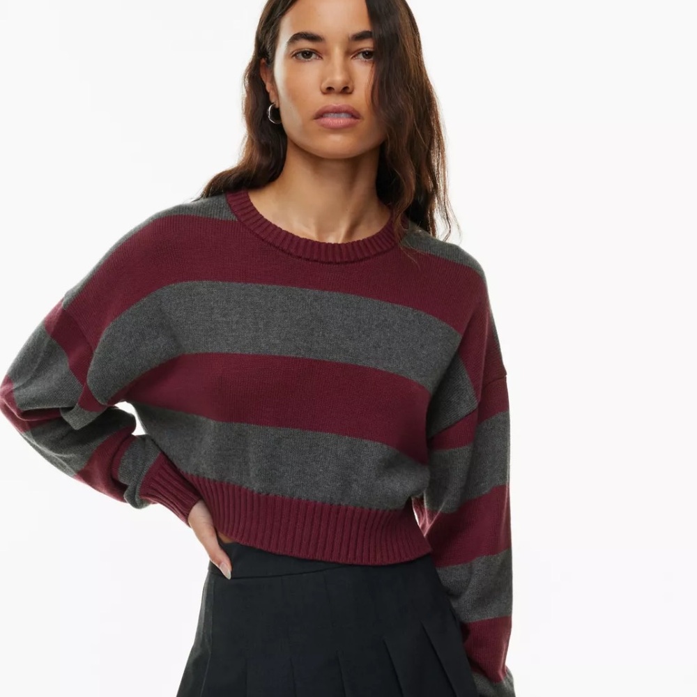 Aritzia Sunday Best Peggy Cropped Sweater